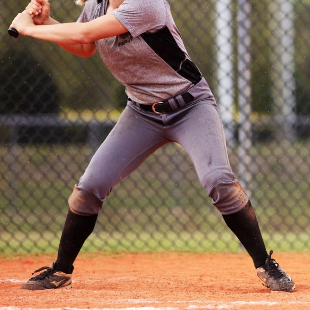 New Women's Low Rise Softball Athletic Pants Fast Pitch Size Large Gray NWT